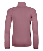 "FLEECE GRID JACKET W" - "dusk rose"