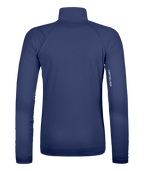 "FLEECE GRID JACKET W" - "blue nunatak"