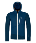 "FLEECE GRID HOODY M" - "deep ocean"