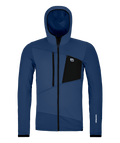 "FLEECE GRID HOODY M" - "blue nunatak"