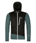 "FLEECE GRID HOODY M" - "dark arctic grey"