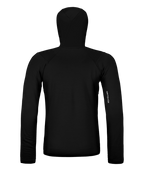 "FLEECE GRID HOODY M" - "black raven"