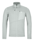 "FLEECE GRID JACKET M" - "grey ice"