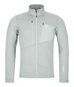 "FLEECE GRID JACKET M" - "grey ice"