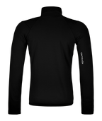 "FLEECE GRID JACKET M" - "black raven"