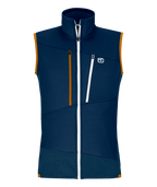 "FLEECE GRID VEST M" - "deep ocean"