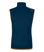 "FLEECE GRID VEST M" - "deep ocean"