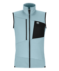 "FLEECE GRID VEST M" - "glacier grey"