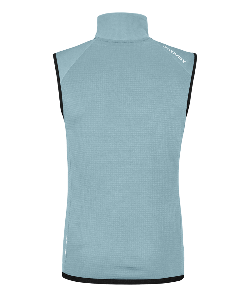 "FLEECE GRID VEST M" - "glacier grey"