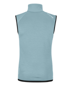 "FLEECE GRID VEST M" - "glacier grey"