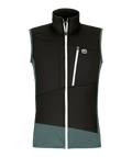 "FLEECE GRID VEST M" - "dark arctic grey"