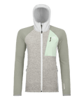 "FLEECE GP CLASSIC KNIT HOODY W" - "grey ice"