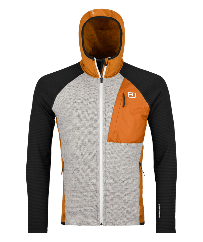 "FLEECE GP CLASSIC KNIT HOODY M" - "sly fox"