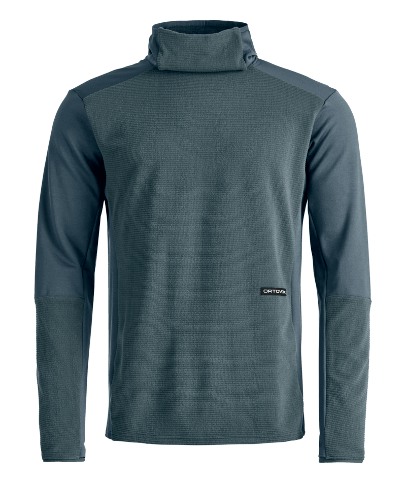 "FLEECE CORD HOODIE M" - "dark arctic grey"