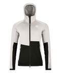 "FLEECE RIB HOODY W" - "white tea"