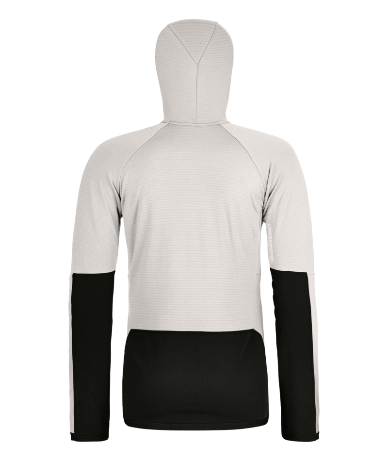 "FLEECE RIB HOODY W" - "white tea"