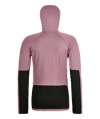 "FLEECE RIB HOODY W" - "dusk rose"