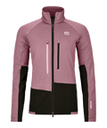 "FLEECE RIB JACKET W" - "dusk rose"
