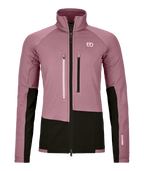 "FLEECE RIB JACKET W" - "dusk rose"