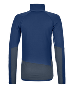 "FLEECE RIB JACKET W" - "blue nunatak"