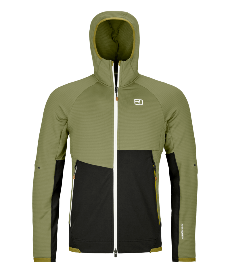 "FLEECE RIB HOODY M" - "wild herbs"