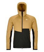 "FLEECE RIB HOODY M" - "wild cumin"