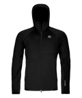 "FLEECE RIB HOODY M" - "black raven"