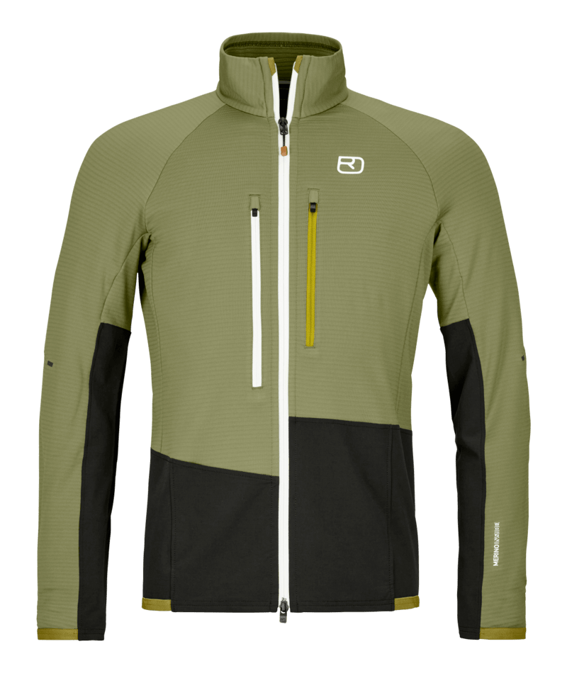 "FLEECE RIB JACKET M" - "wild herbs"