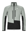 "FLEECE RIB JACKET M" - "green sage"