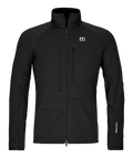 "FLEECE RIB JACKET M" - "black raven"
