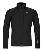 "FLEECE RIB JACKET M" - "black raven"