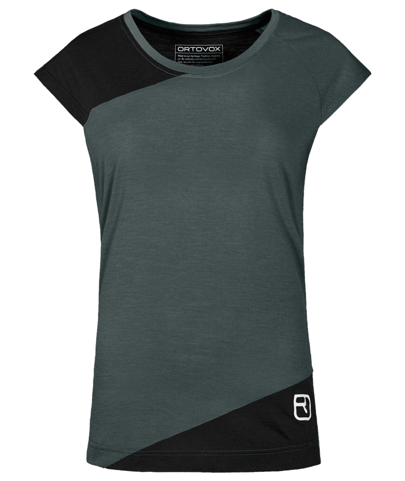 "120 TEC T-SHIRT W" - "dark arctic grey"