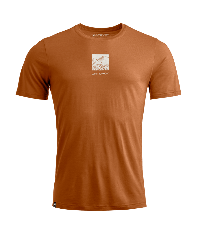 "120 COOL TEC ABSTRACT TS M" - "bristle brown"