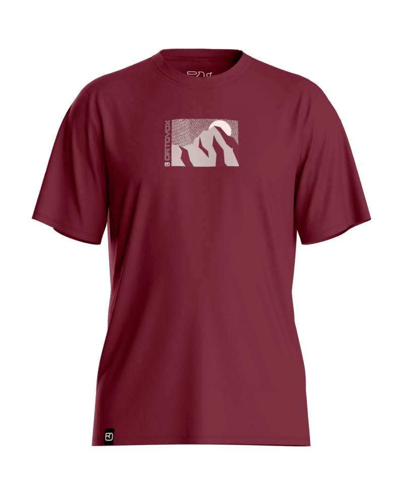 "120 COOL TEC MTN SUN TS M" - "red malbec"