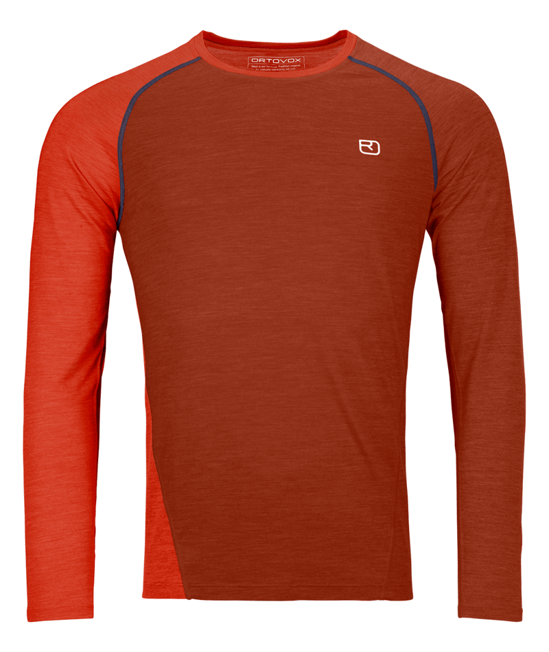 "120 COOL TEC FAST UPWARD LONGSLEEVE M" - "clay orange"