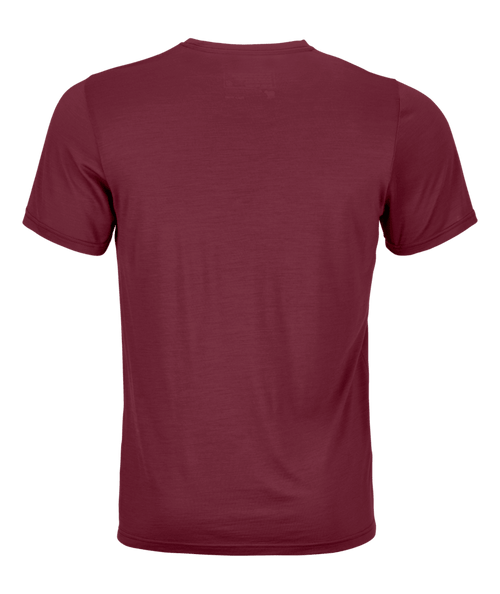 "120 COOL TEC MTN STRIPE TS M" - "red malbec"