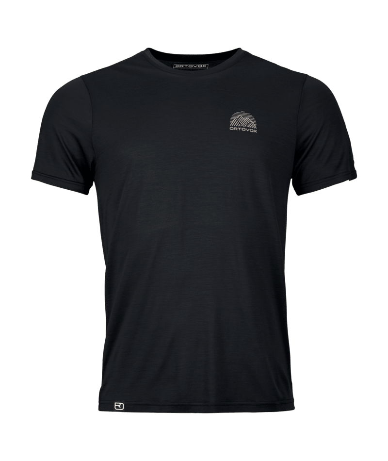 "120 COOL TEC MTN STRIPE TS M" - "black raven"