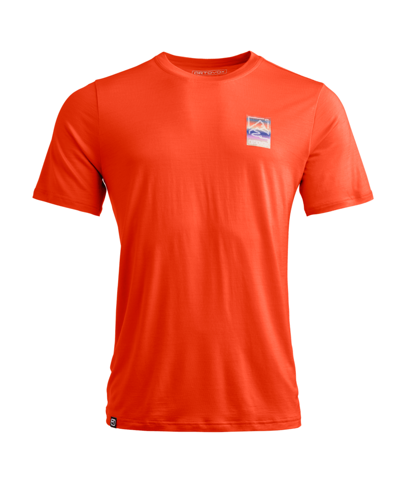 "140 COOL MTN GRADIENT TS M" - "hot orange"