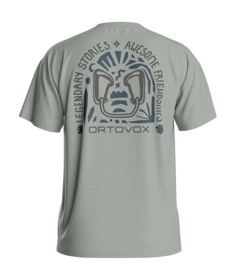 "150 COOL CLIMBING VIBES TS M" - "green sage"