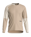 "SEQUENCE TRAIL JERSEY LS M" - "dark linen"