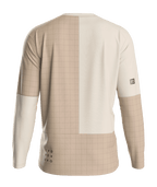 "SEQUENCE TRAIL JERSEY LS M" - "dark linen"