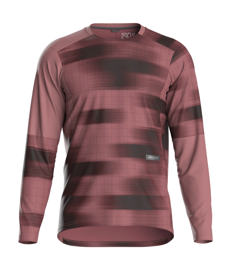 "SEQUENCE TRAIL JERSEY LS M" - chestnut