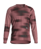 "SEQUENCE TRAIL JERSEY LS M" - chestnut