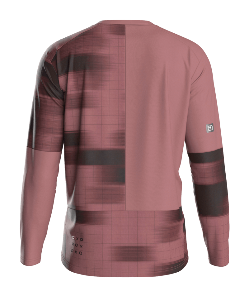 "SEQUENCE TRAIL JERSEY LS M" - chestnut