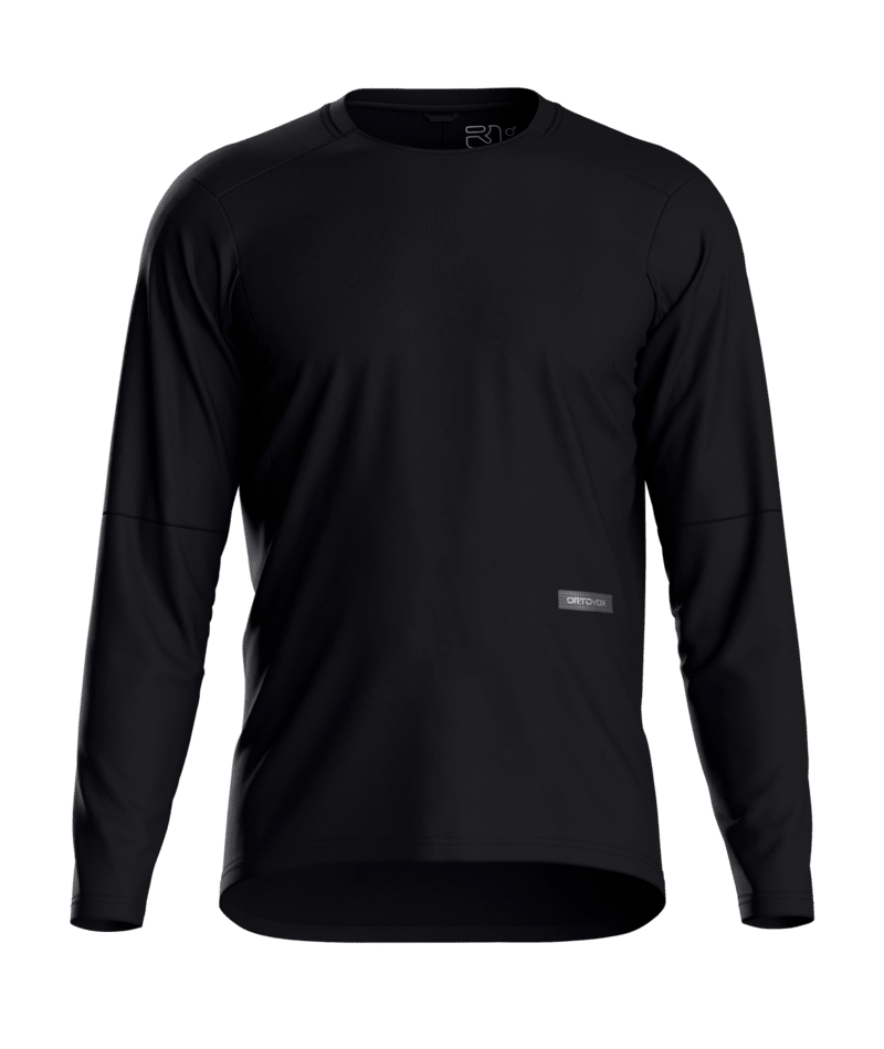 "SEQUENCE TRAIL JERSEY LS M" - "black raven"