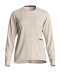 "SEQUENCE TRAIL JERSEY LS W" - "white tea"