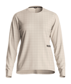 "SEQUENCE TRAIL JERSEY LS W" - "white tea"