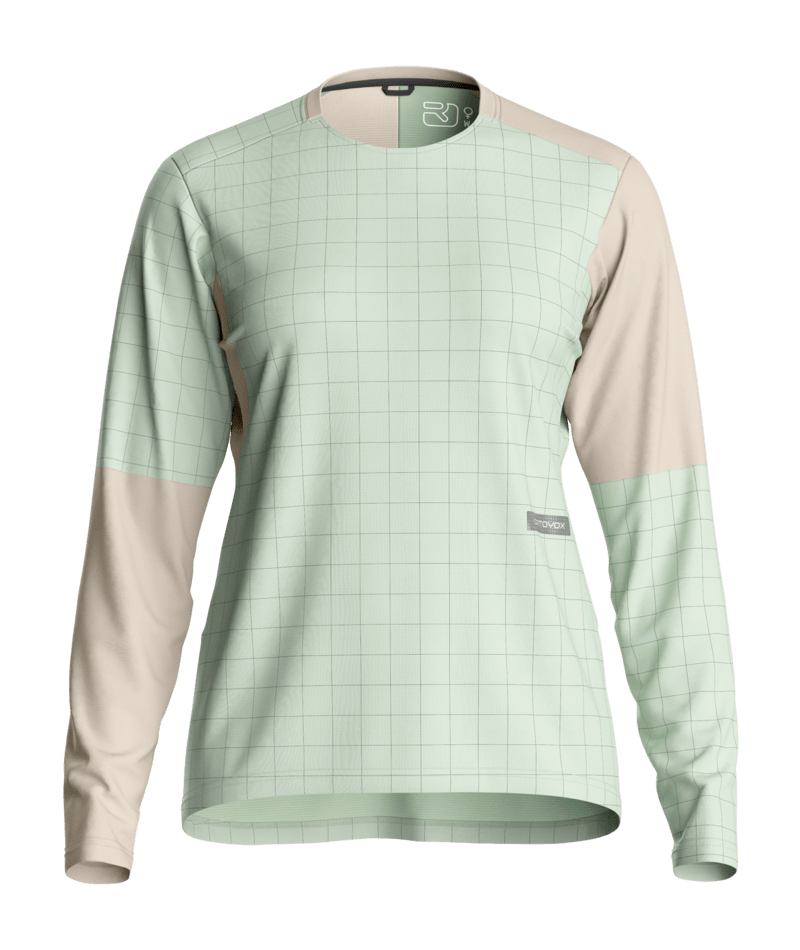"SEQUENCE TRAIL JERSEY LS W" - "green acid"