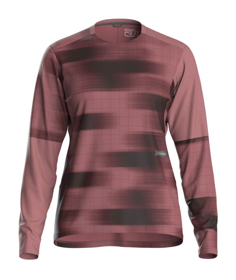"SEQUENCE TRAIL JERSEY LS W" - chestnut