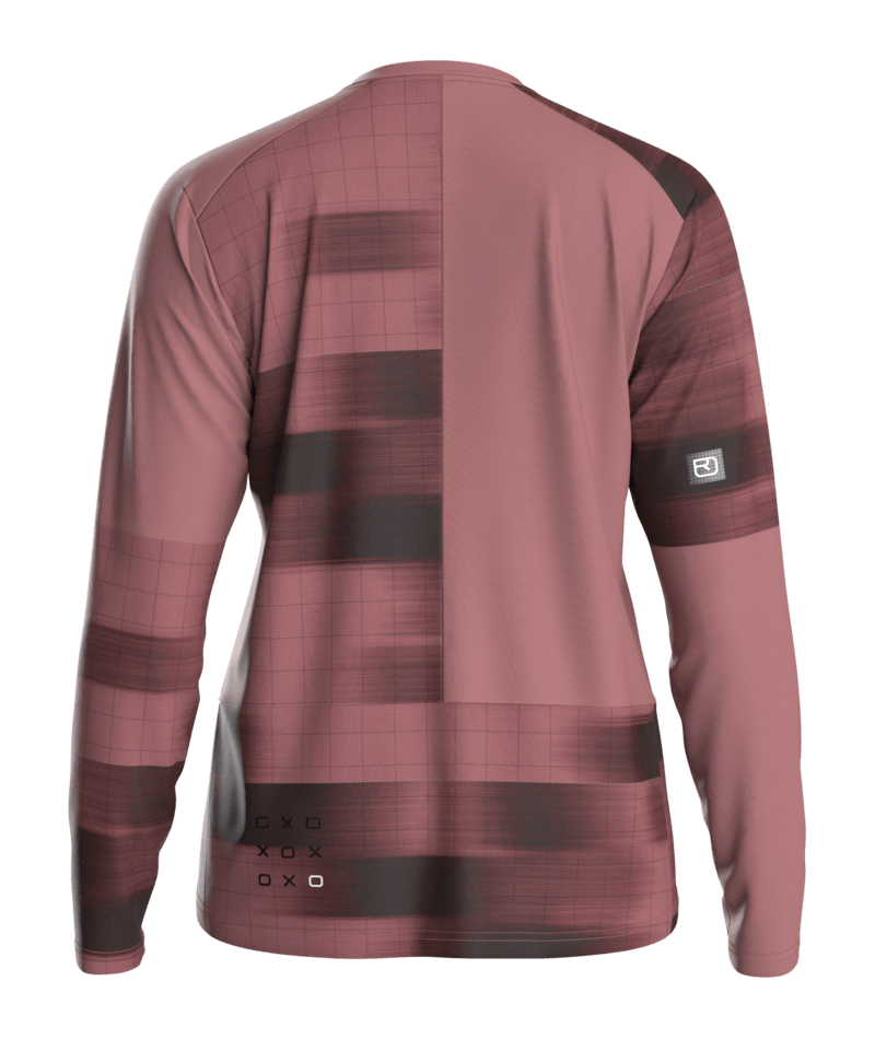 "SEQUENCE TRAIL JERSEY LS W" - chestnut
